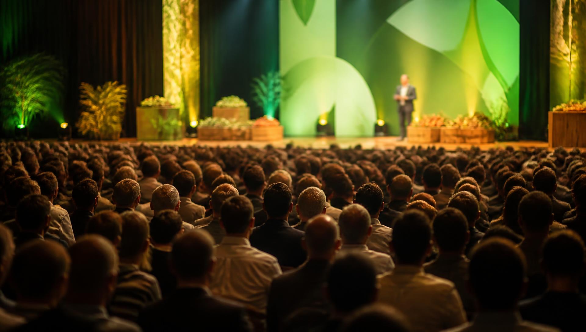 Delegates in the auditorium at a food science conference
